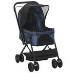 TRIXIE HONDENBUGGY ZWART 80X47X100 CM