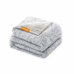 Hondendeken Fleece Botmotief Grijs
