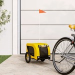 Bicycle Gear Fietskar Hond - Opvouwbaar - Max 25 KG - Regenhoes - Luchtbanden