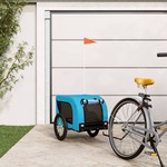 TRIXIE HONDENFIETSKAR LIMITED EDITION ZWART / TURQUOISE 75X63X68 CM TOT 22 KG