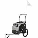 Ombouwset Hondenfietskar naar Hondenwandelwagen - L