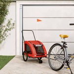 Paws & Claws - Hondenfietskar - Fietskar - Grijs/groen - 130 x 73 x 94 cm
