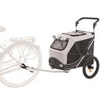 Bicycle Gear Fietskar Hond - Opvouwbaar - Max 25 Kg - Regenhoes - Luchtbanden
