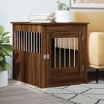 Hondenbench 55 x 80 x 68 cm bewerkt hout sonoma eikenkleurig