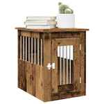 Hondenbench 45x62x59 cm bewerkt hout bruin eikenkleur