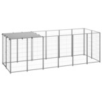 vidaXL Hondenkennel voor buiten 450x450x185 cm