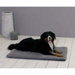 HuggleHounds Huisdierenmat M fleece wolwit