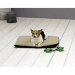 HuggleHounds Huisdierenmat M fleece wolwit