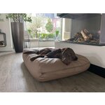 Hondenkussen Rectangle Mid Shag Grey Fox