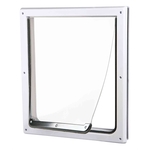 Petsafe hondenluik large wit / transparant