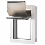 VEVOR dierenluik kattenluik hondenluik magneetklepsysteem aluminium XL