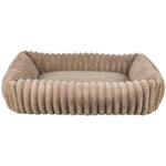 Woefwoef Madison friends hondenmand velvet taupe