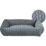 Enchanted pet Enchanted hondenmand / sofa constantine zilverkleurig