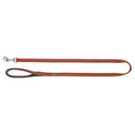 Trixie hondenriem verstelbaar premium tweelaags bruin (M-L 200X2 CM)