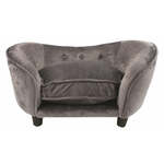 Enchanted hondenmand sofa ultra pluche snuggle donkergrijs (68X40,5X37,5 CM)