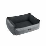 Enchanted hondenmand sofa ultra pluche snuggle wicker bruin (68X41X38 CM)