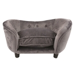 Enchanted hondenmand sofa ultra pluche snuggle wicker bruin 68x41x38 cm