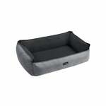 Enchanted hondenmand sofa ultra pluche snuggle wicker bruin (68X41X38 CM)
