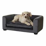 Enchanted hondenmand / sofa quicksilver zilverkleurig 84x57x35,5 cm