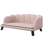 Enchanted hondenmand / sofa quicksilver zilverkleurig 84x57x35,5 cm