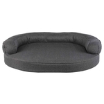 Enchanted Hondenmand Sofa Quicksilver | Zilverkleurig | 84 x 57 x 35,5 cm