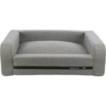 Enchanted pet Enchanted hondenmand sofa ultra pluche snuggle donkergrijs