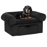 Enchanted hondenmand / sofa quicksilver zilverkleurig (84X57X35,5 CM)