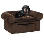 Enchanted hondenmand / sofa quicksilver zilverkleurig (84X57X35,5 CM)