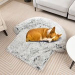 maxxpro Katten- en Hondenbank - Roze - Houten Poten - Fluweel - 90 x 44 x 34 CM - Huisdieren tot 80 KG