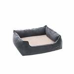 Enchanted pet Enchanted hondenmand sofa ultra pluche snuggle wicker bruin