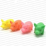 Rubber squeak speelgoed voor hond schreeuwen kip kauwen bot Squeaky Ball hond speelgoed tand slijpen willekeurige kleur levering (squeak varken)