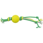 TRIXIE HONDENSPEELGOED BUNGEE TUGGER MET TENNISBAL POLYESTER 85 CM 2 ST