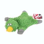 B14302 schattig papa eend pluche hond speelgoed met touw (groen)