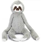 Beeztees Luiaard Mees - Hondenspeelgoed - Pluche - Grijs - XL - 80x30x16 cm