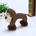 3 stuks BU812 hond kauwen speelgoed Bite resistente hond piepende interactieve huisdieren Supplies (aap)