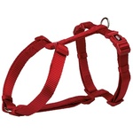 Hondentuig nylon Uni 35-60cm rood