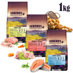 Seberus hondenvoer probeerpakket 3 x 1 kg (Fresh lamb - Chicken & potato - Fresh salmon)