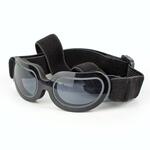 Hondenzonnebril Biker Black Frame Clear Lens