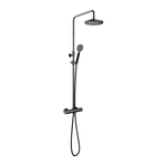 Hotbath Cobber IBS20 Regendoucheset inbouw - 30cm plafondarm - 30cm ronde hoofddouche - staafhanddouche - chroom IBS20CR35