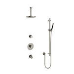 Hotbath Get together IBS1A Regendoucheset inbouw - 35cm wandarm - 20cm ronde hoofddouche - staafhanddouche - chroom IBS1ACR