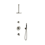Hotbath Get together IBS1 Regendoucheset inbouw - 30cm plafondarm - 20cm ronde hoofddouche - staafhanddouche - chroom IBS1CR3