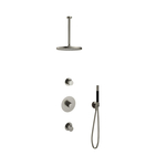Hotbath Get together IBS1 Regendoucheset inbouw - 35cm wandarm - 25cm ronde hoofddouche - staafhanddouche - chroom IBS1CR4