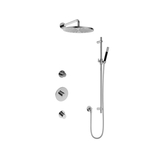 Hotbath Get together IBS1 Regendoucheset inbouw - 30cm plafondarm - 30cm ronde hoofddouche - staafhanddouche - chroom IBS1CR35