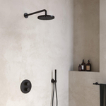 Hotbath Get together IBS1A Regendoucheset inbouw - 35cm wandarm - 30cm ronde hoofddouche - staafhanddouche - chroom IBS1ACR5