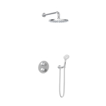 Hotbath Cobber IBS20 Regendoucheset inbouw - 30cm plafondarm - 30cm ronde hoofddouche - 3 standen handdouche - nikkel geborsteld IBS20GN135
