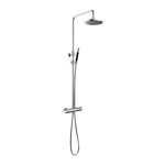 Hotbath Cobber thermostatische regendoucheset met 30cm ronde hoofddouche staafhanddouche chroom SDS9CR5