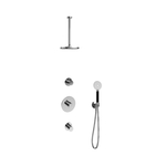 Hotbath Cobber IBS20 Regendoucheset inbouw - 35cm wandarm - 30cm ronde hoofddouche - 3 standen handdouche - chroom IBS20CR15