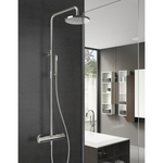 Hansgrohe Pulsify S Puro Thermostatische Regendoucheset - 26cm - ronde hoofddouche - staafhanddouche - chroom 24222000