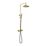 Hotbath Cobber IBS22 Regendoucheset inbouw - 35cm wandarm - 20cm ronde hoofddouche - staafhanddouche - chroom IBS22CR
