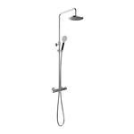 Hotbath Cobber IBS20 Regendoucheset inbouw - 15cm plafondarm - 30cm ronde hoofddouche - staafhanddouche - glijstang - chroom IBS20CR257